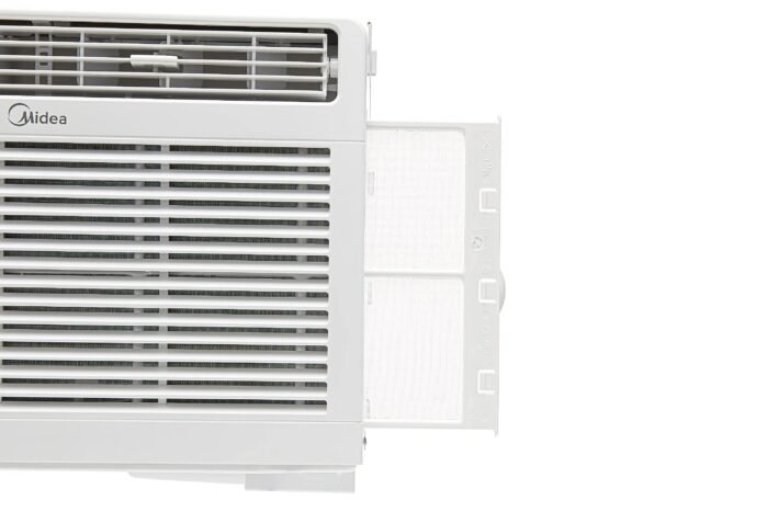 Midea 5,000 BTU 150 Sq Ft Mechanical Window Air Conditioner, White, MAW05M1WWT gordeo