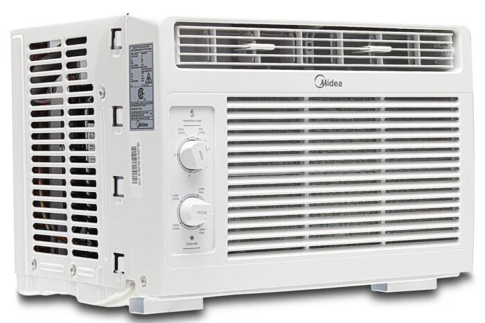 Midea 5,000 BTU 150 Sq Ft Mechanical Window Air Conditioner, White, MAW05M1WWT gordeo