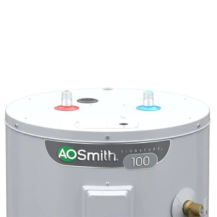 A.O. Smith Signature 100 50-Gallon Short 6-Year Limited Warranty 4500-Watt Double Element Electric Water Heater | E6-50R45DV gordeo